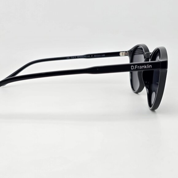 D. Franklin Ultra Light DFKSUN0143 Black Frame Polarized Grey Lens Sunglasses - Picture 6 of 15